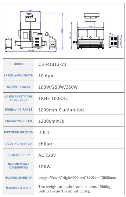 Roll to Roll Flying Fabric Laser Engraving Machine 01